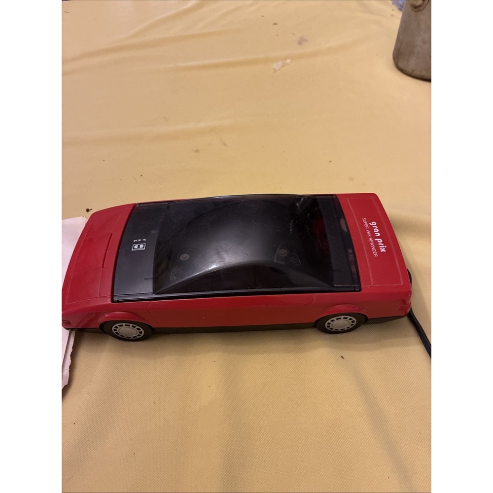 Vtg Gran Prix VHS Tape Reminder Model TVR93 Head Lights Light Up When Working - Picture 6 of 11